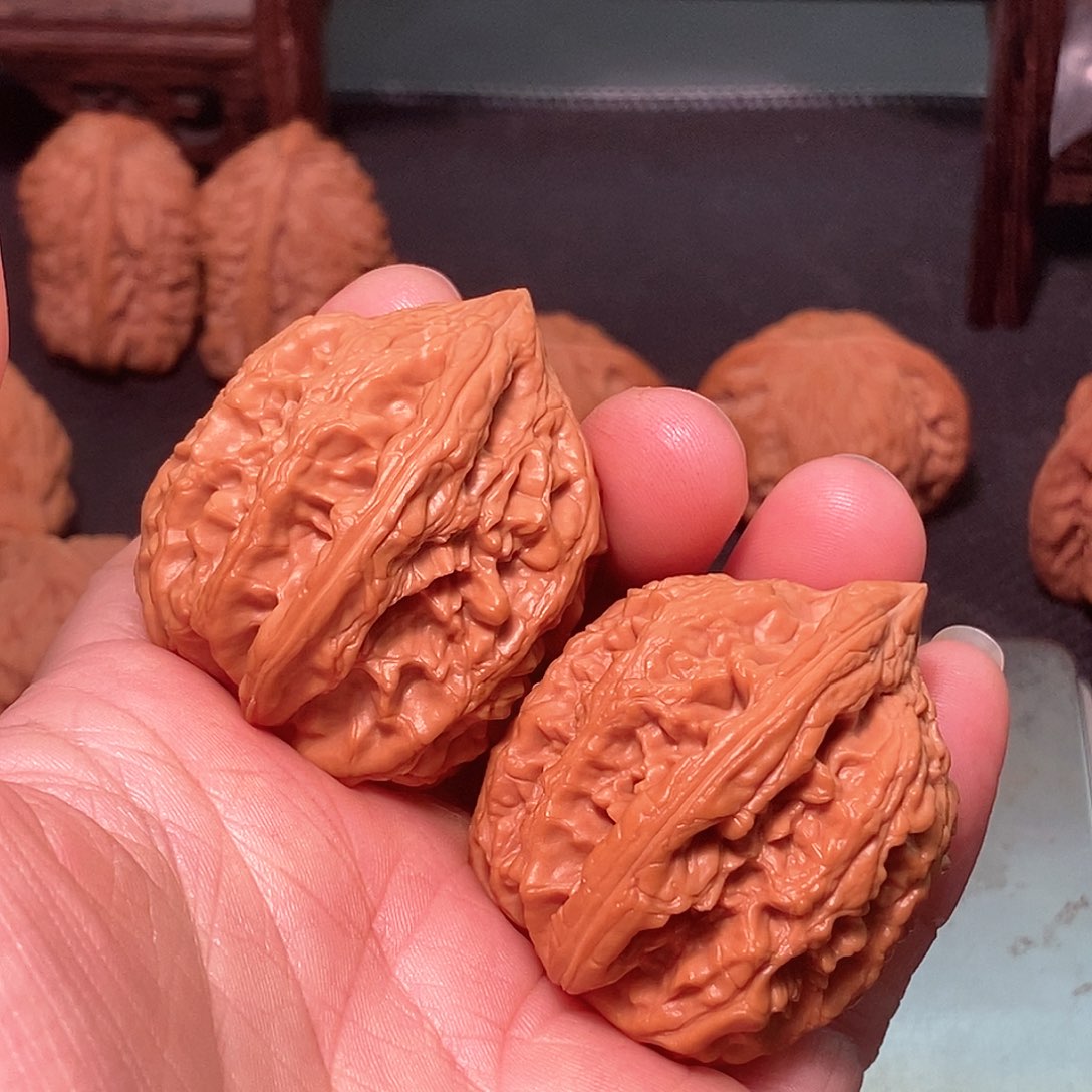 吊坠文玩核桃斗****r大沽石38尺有修