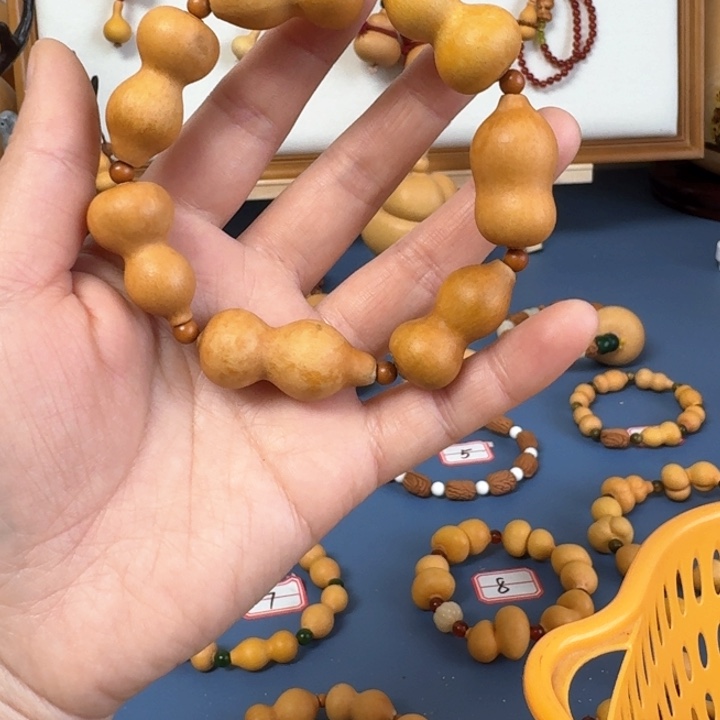 阳*天然葫芦花叶丑串