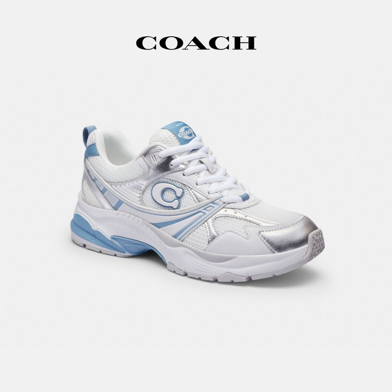 COACH/蔻驰 女士时尚经典网布透气运动鞋 跑步鞋休闲鞋女鞋