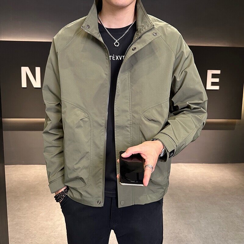 TUCANO/啄木鳥24冬新款男装夹克ins潮立领加棉加厚外套男休闲宽松