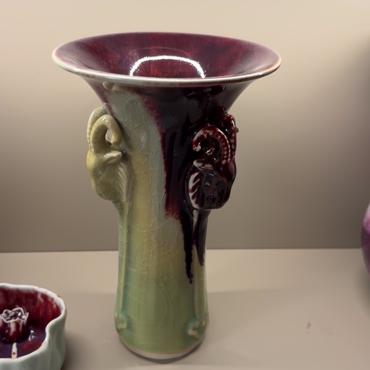 真***弈摆件陶郑家钧窑摆件