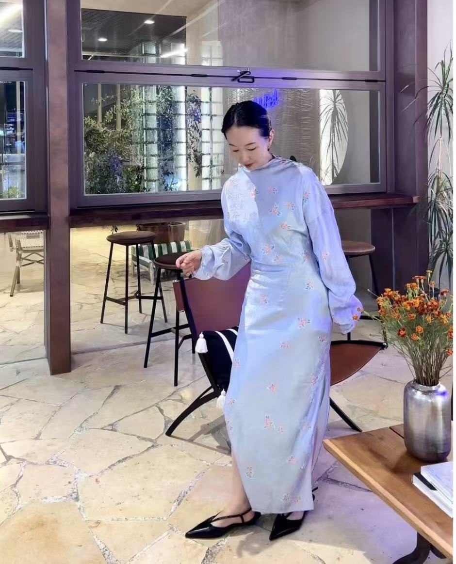 SAMUEL GUI  YANG 新中式印花连衣裙 