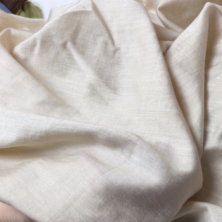 杏色棉麻2米。    