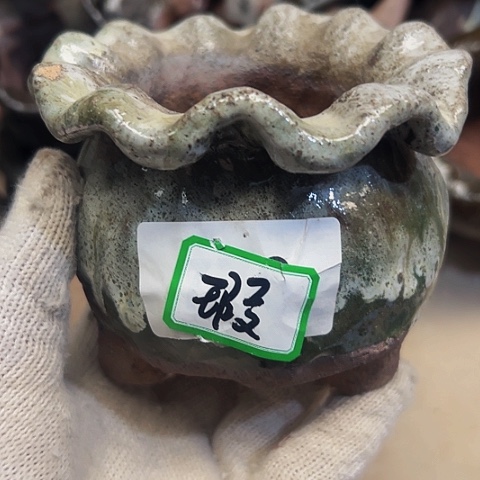 红陶粗陶花盆手工