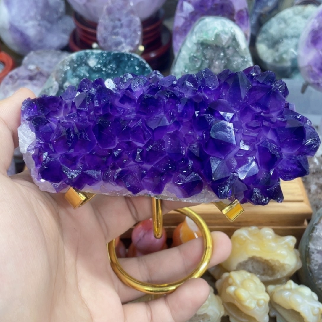 大型摆件（非配饰）紫晶未镶嵌