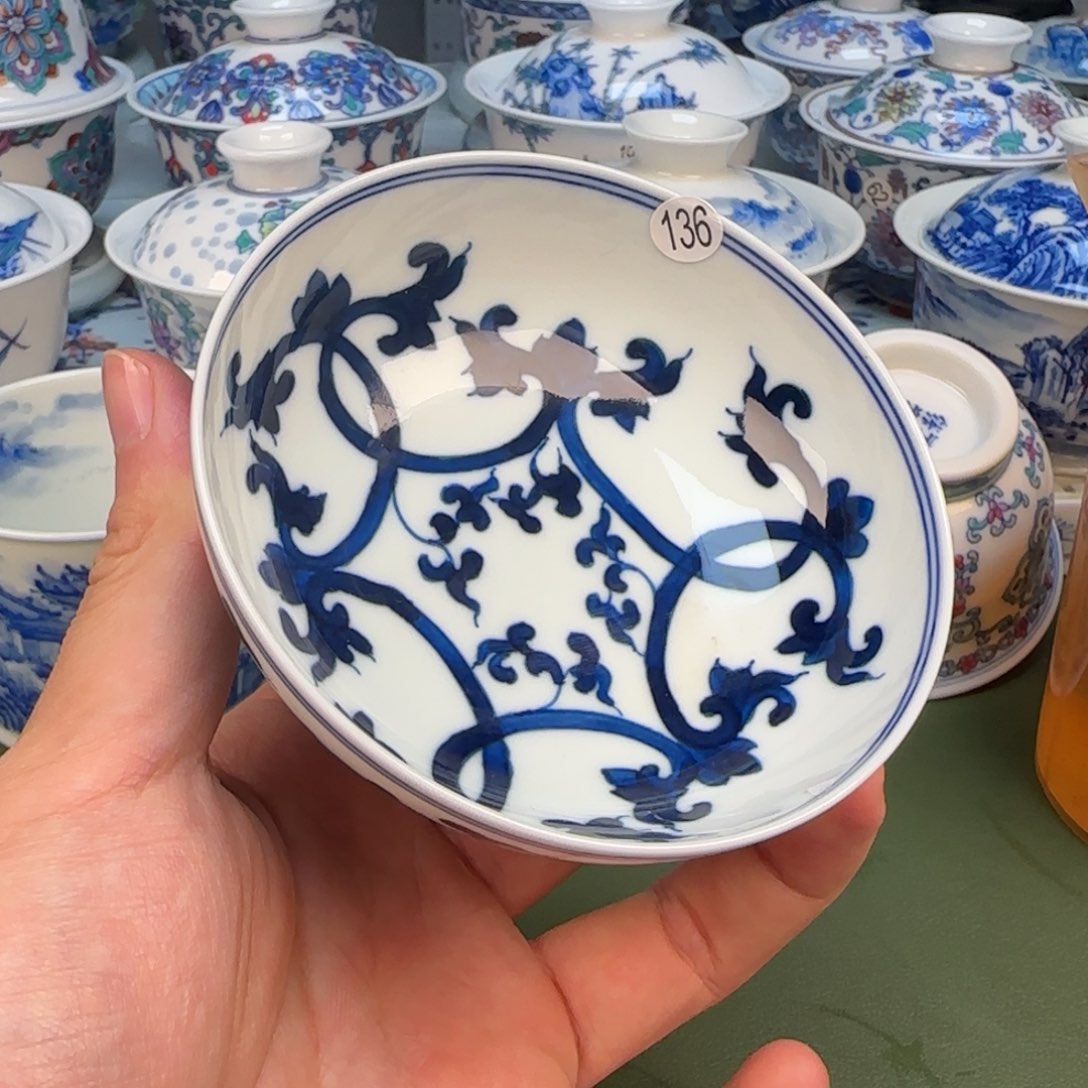 彦祖纯手工手绘茶具136
