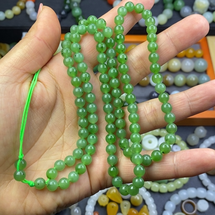 和田玉碧玉卡6未镶嵌