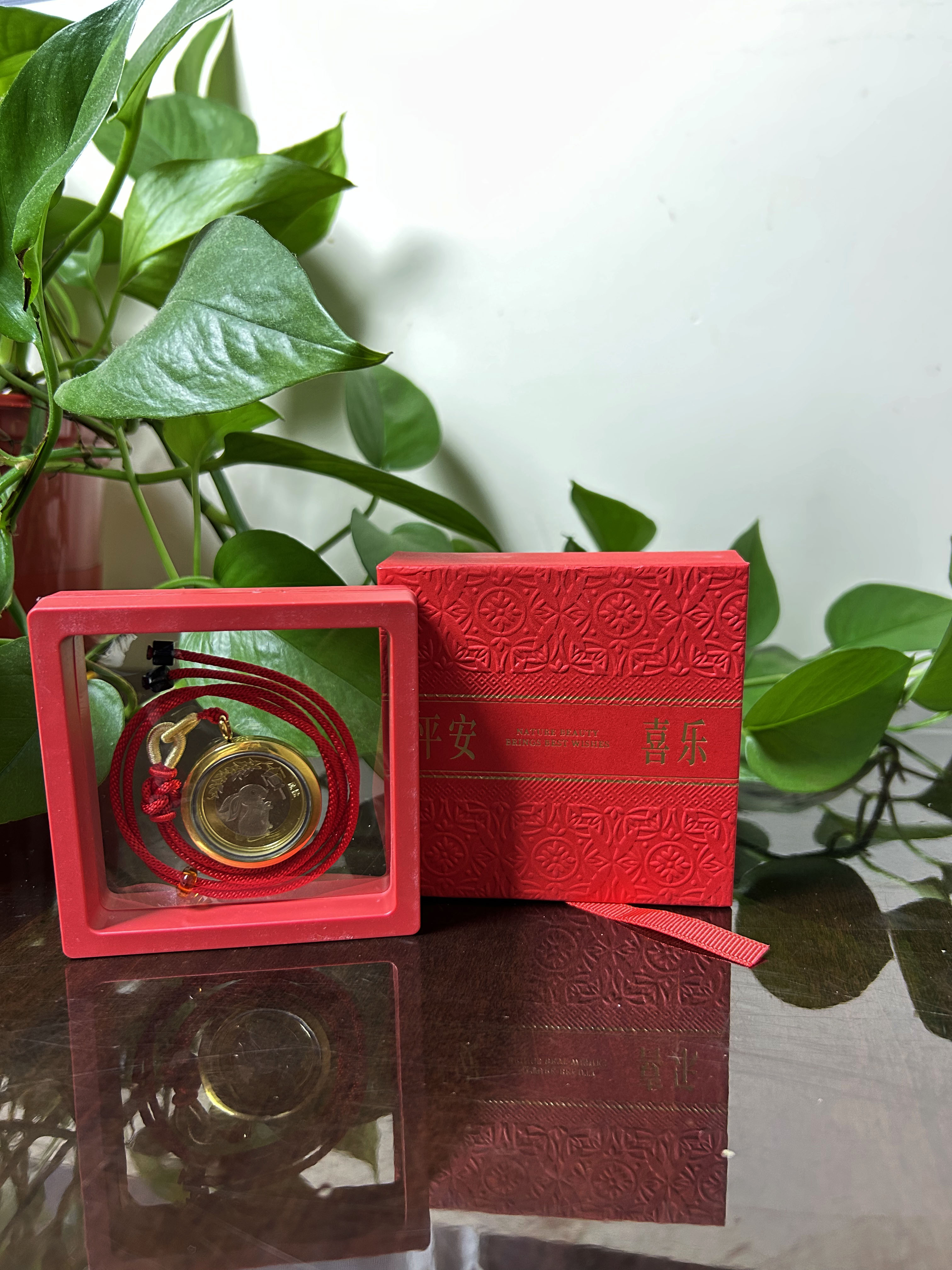 法定货币十二生肖  兔  定制吊坠套装