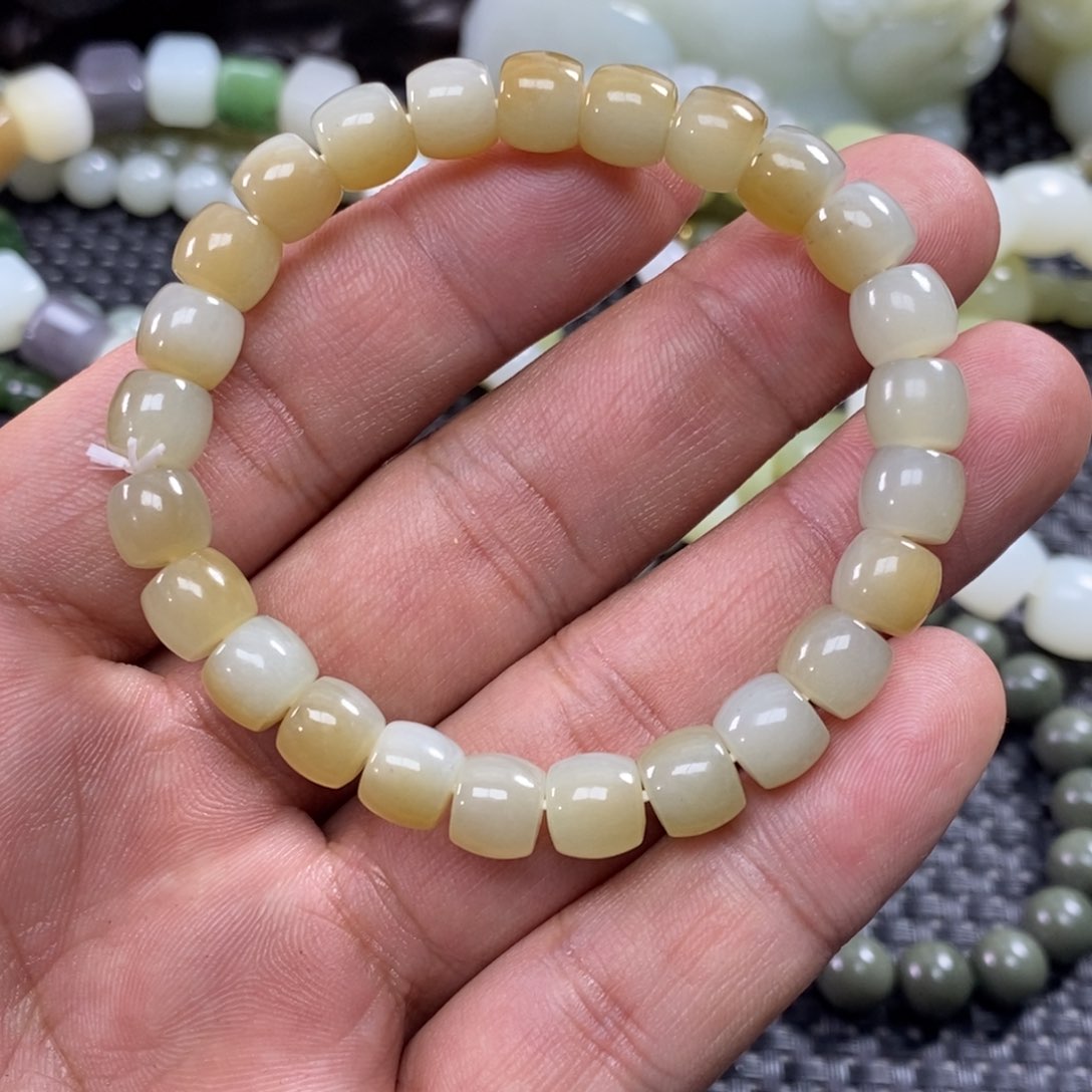 和田玉手链未镶嵌