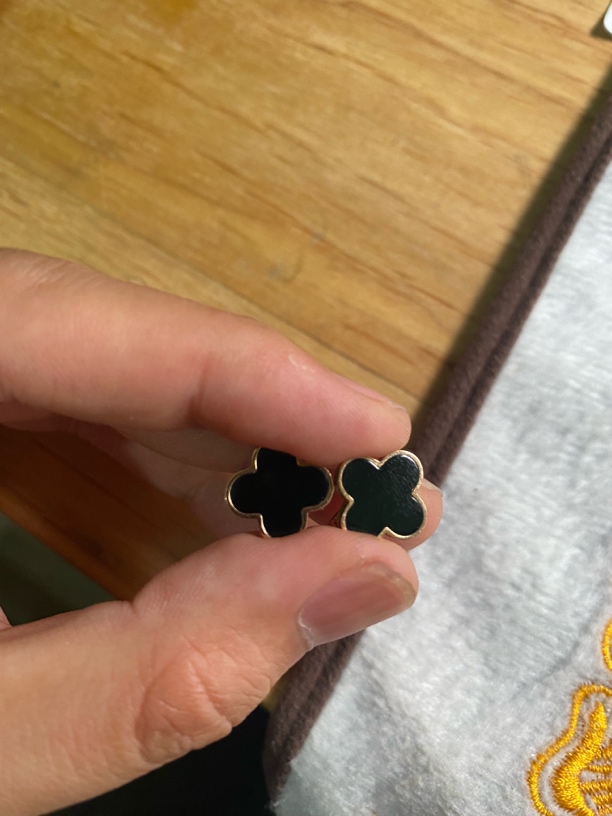 天然A货墨翠耳钉