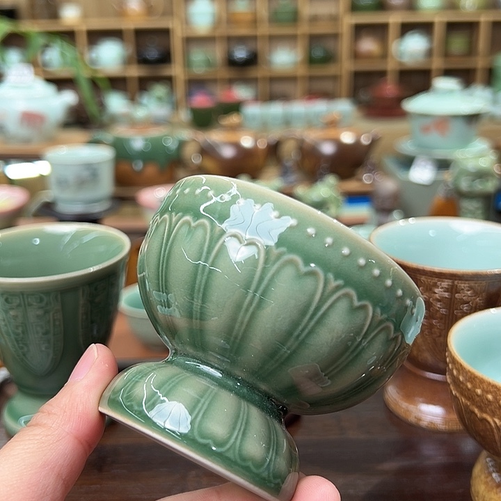 龙泉敬悦青瓷品茗杯