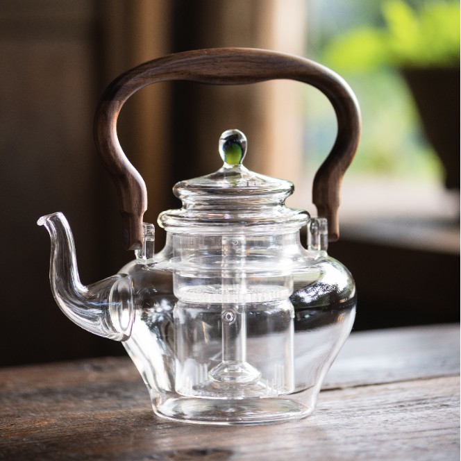 【包包爱茶器】晶炎家用纯手工耐热分茶创意茶道-祈福壶