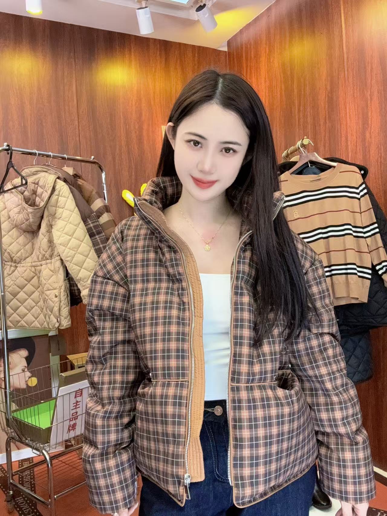 2025新款百搭外套格子款 712（自主品牌）