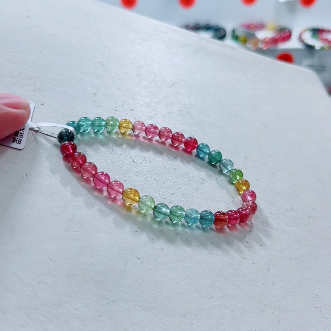 未镶嵌手链碧玺碧玺
