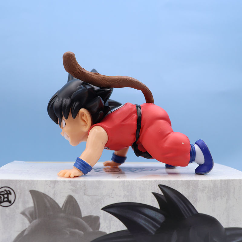 定制现货 童年经典七龙珠趴姿小悟空 三枚面雕可组装 