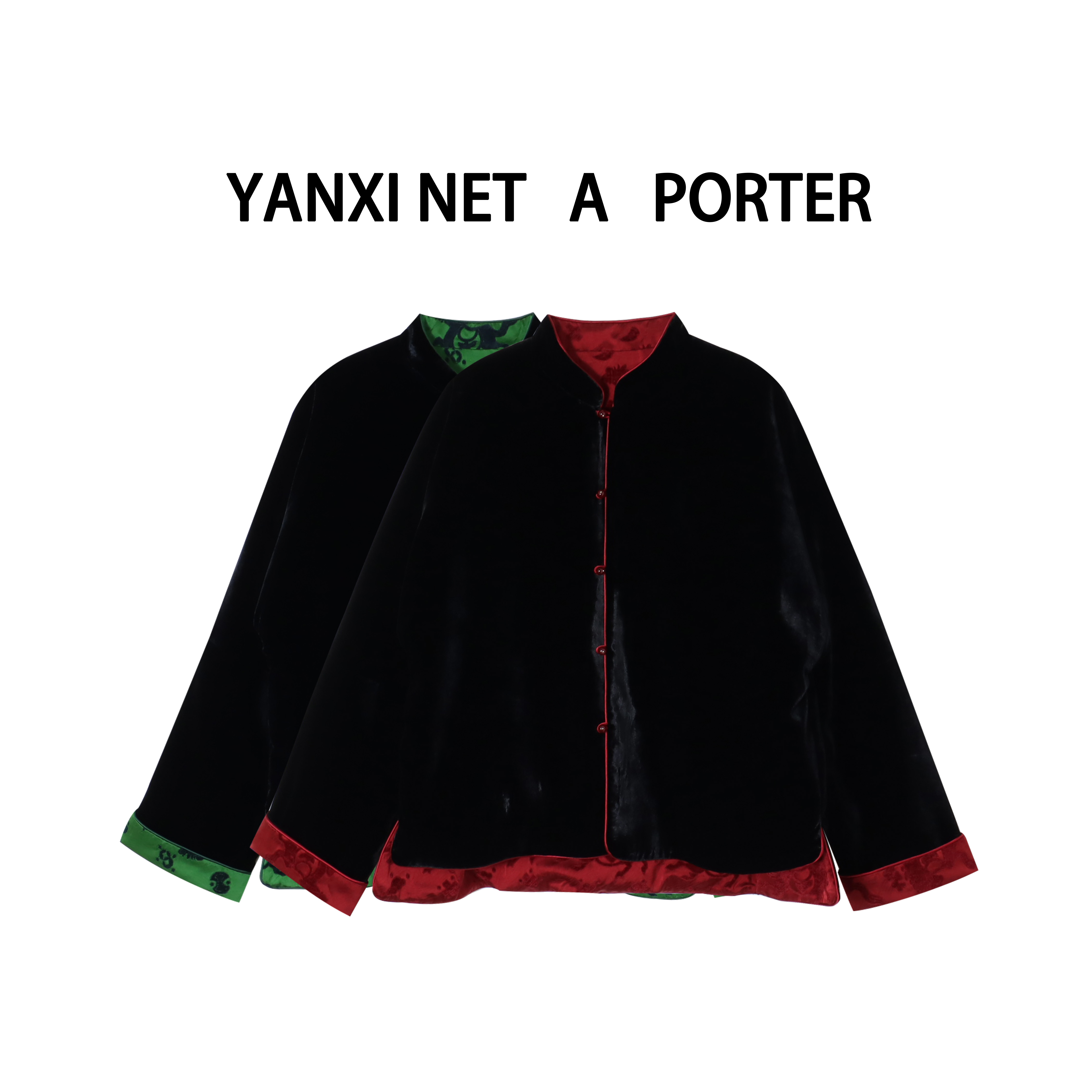 【12月24严选】新中式盘扣立领两面穿外套