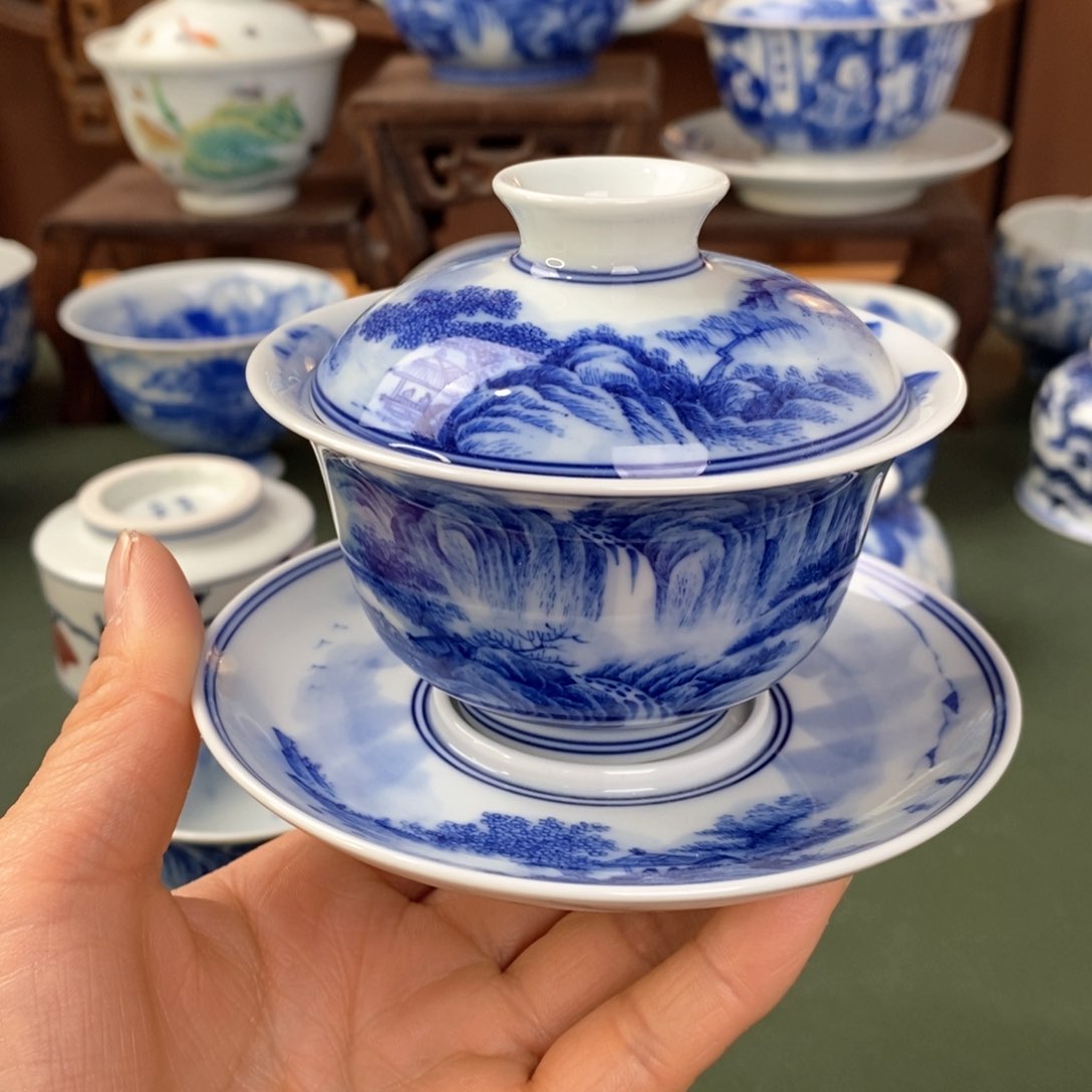 杯景德镇陶瓷手工手绘