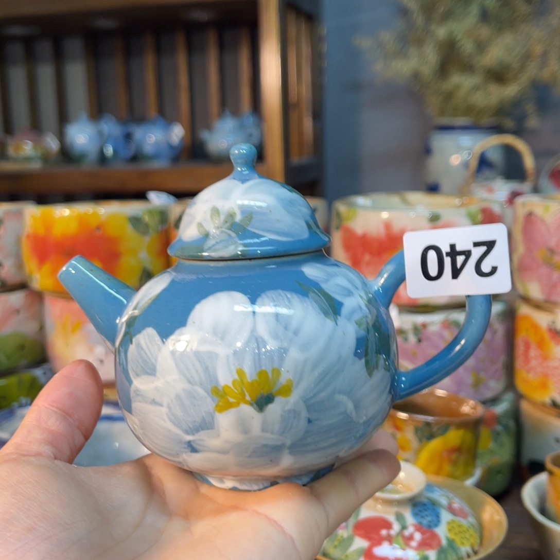 杯素浅陶瓷手工手绘