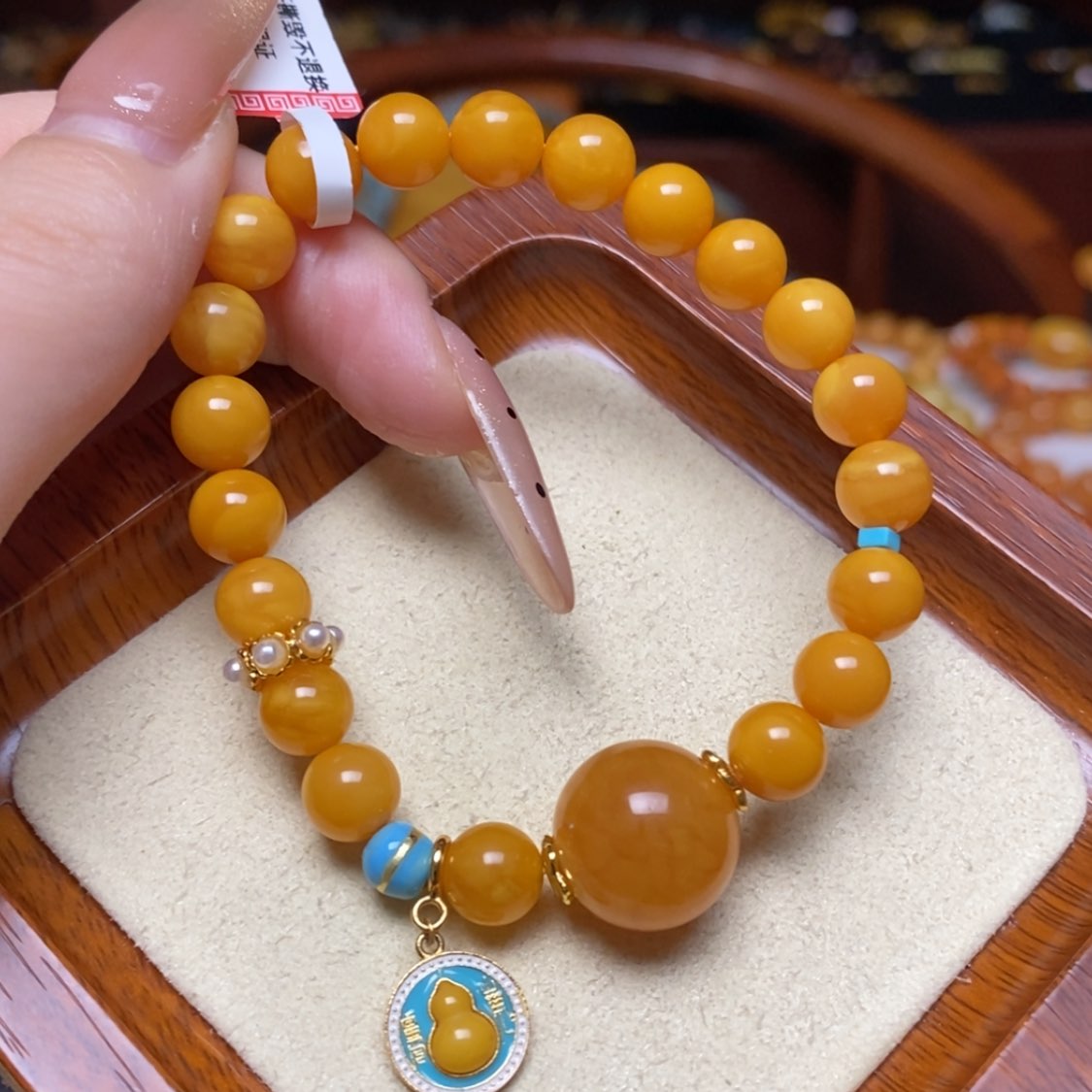 【闪购商品】蜜蜡手链未镶嵌手串