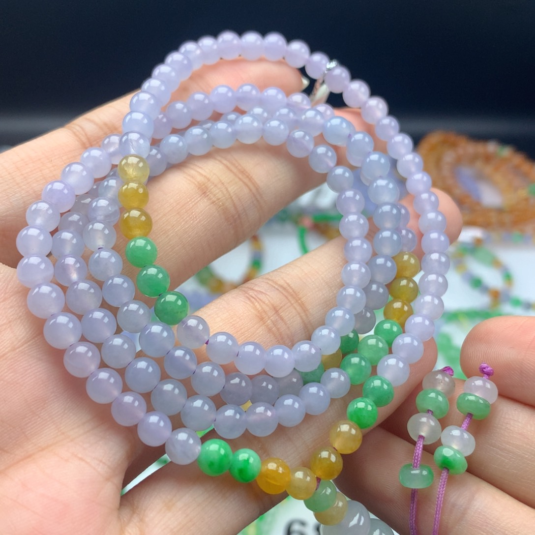 翡翠手链未镶嵌卡