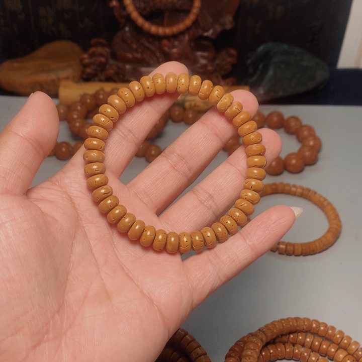 桃核吊坠铭****n桃核手串95算盘