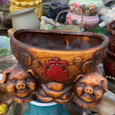 陶瓷双猪121221333