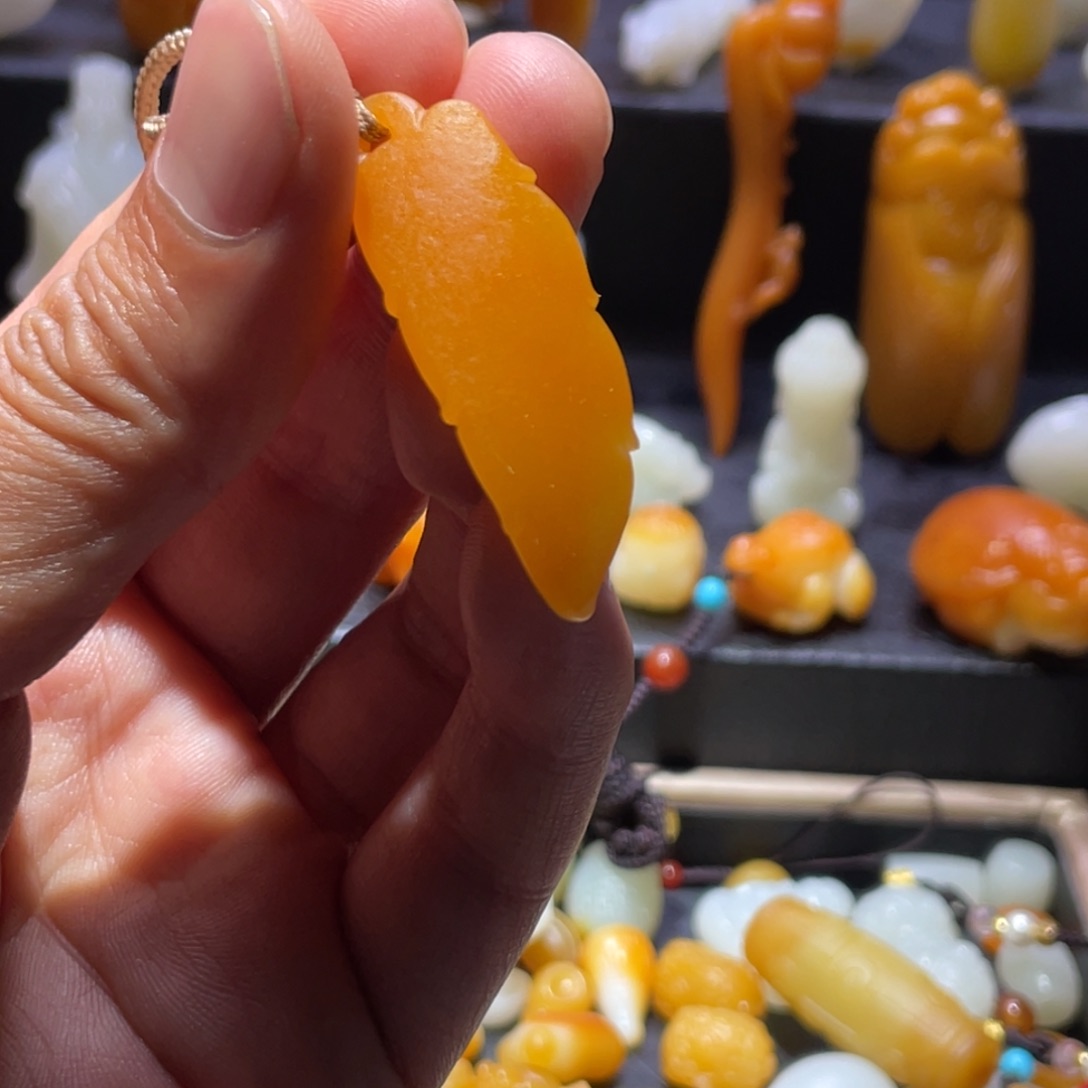 和田玉未镶嵌挂件ᐝ****