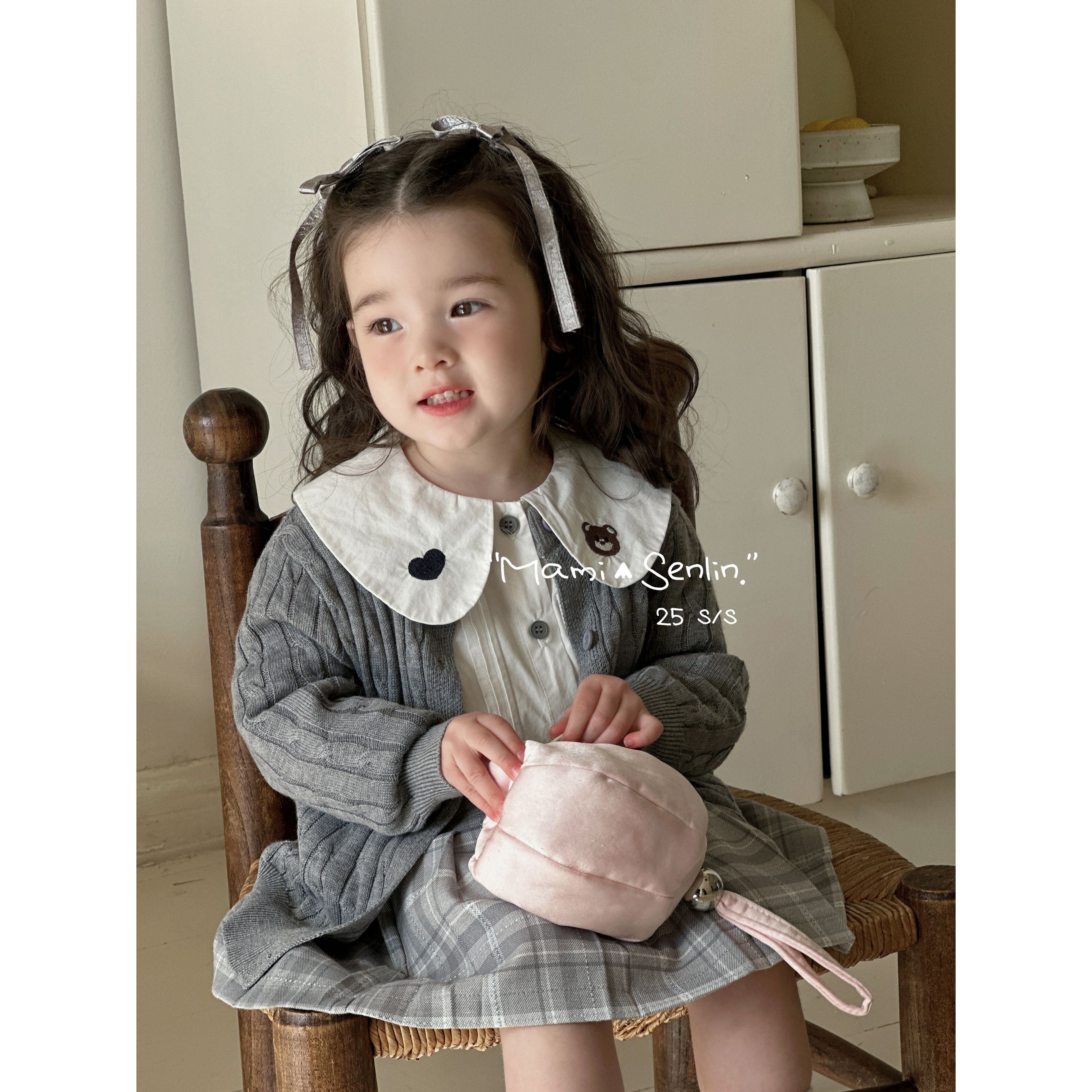 【现货】妈咪森林童装2025年秋季新款格子两件套251-MMSL-251033