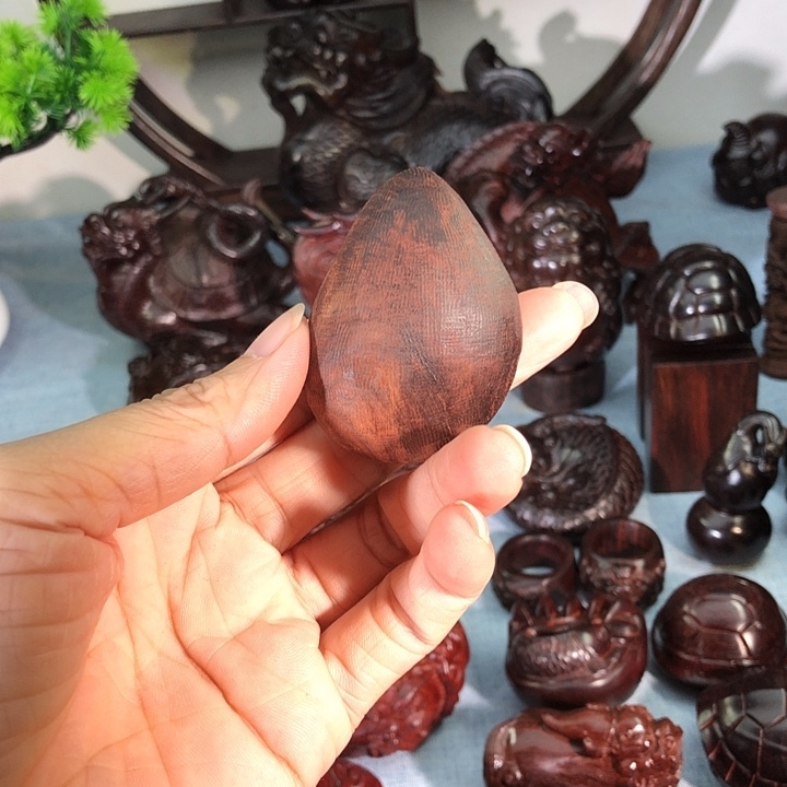 香榧木印度小叶紫檀吊坠