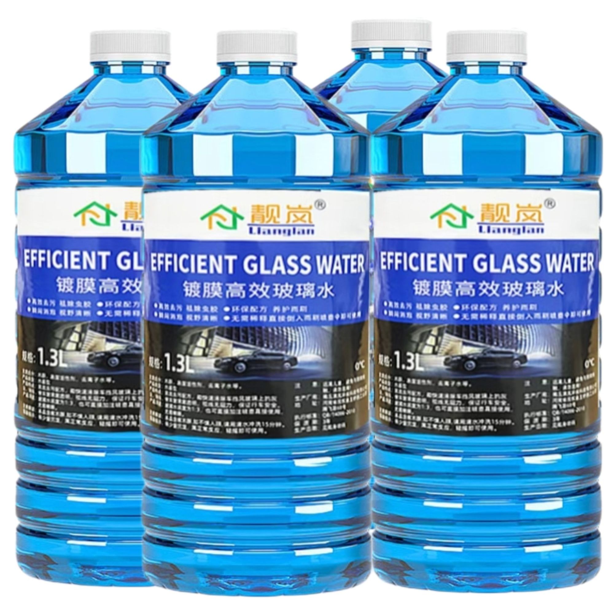 靓岚汽车玻璃水四季通用冬季防冻夏季防雨镀膜去油膜强力去污