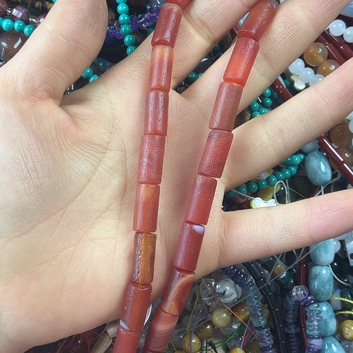 查罗石散珠合金橘皮管管一条