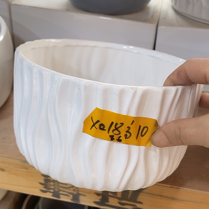 摆件陶陶盆有孔 瑕疵介意勿拍