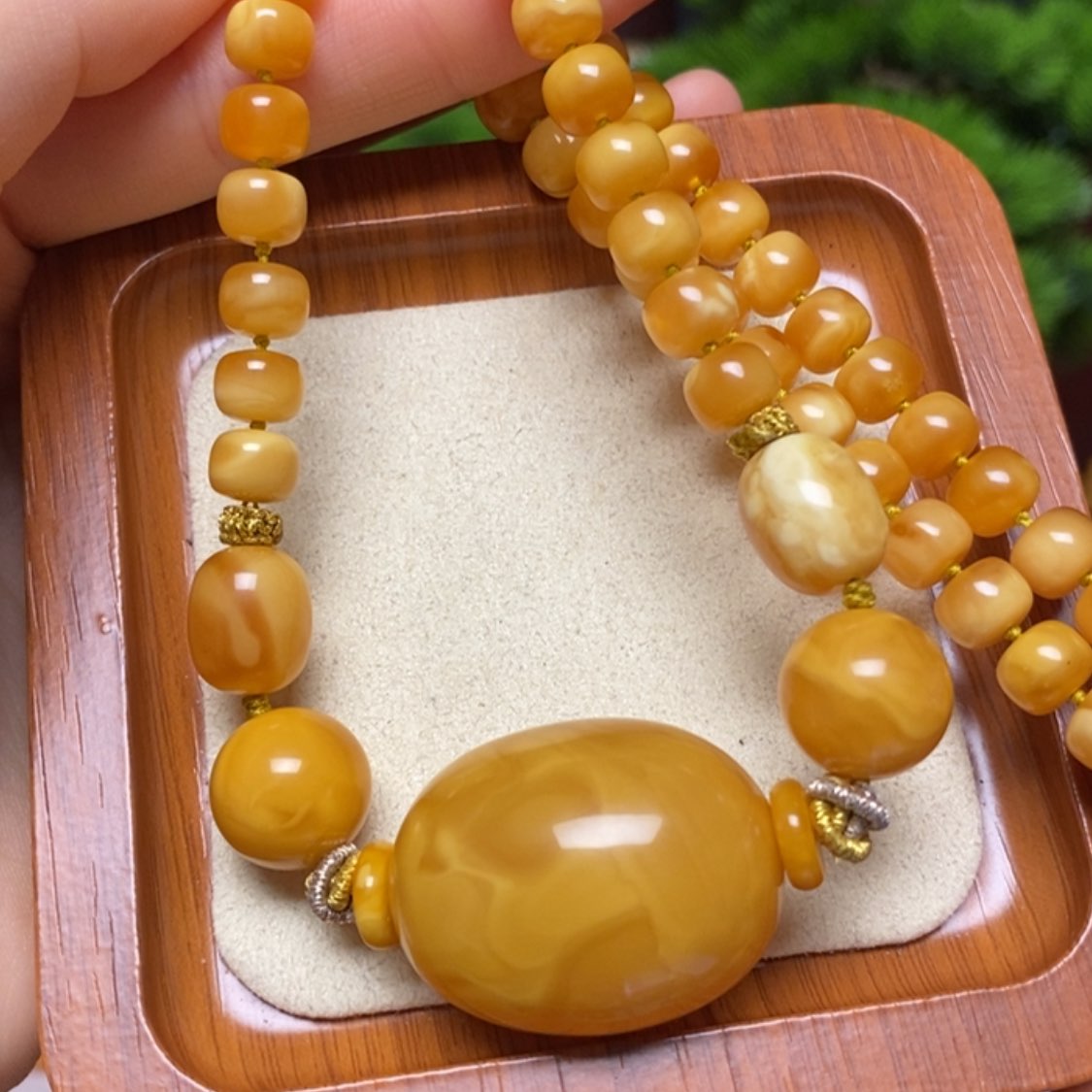 【闪购商品】蜜蜡颈饰未镶嵌项链