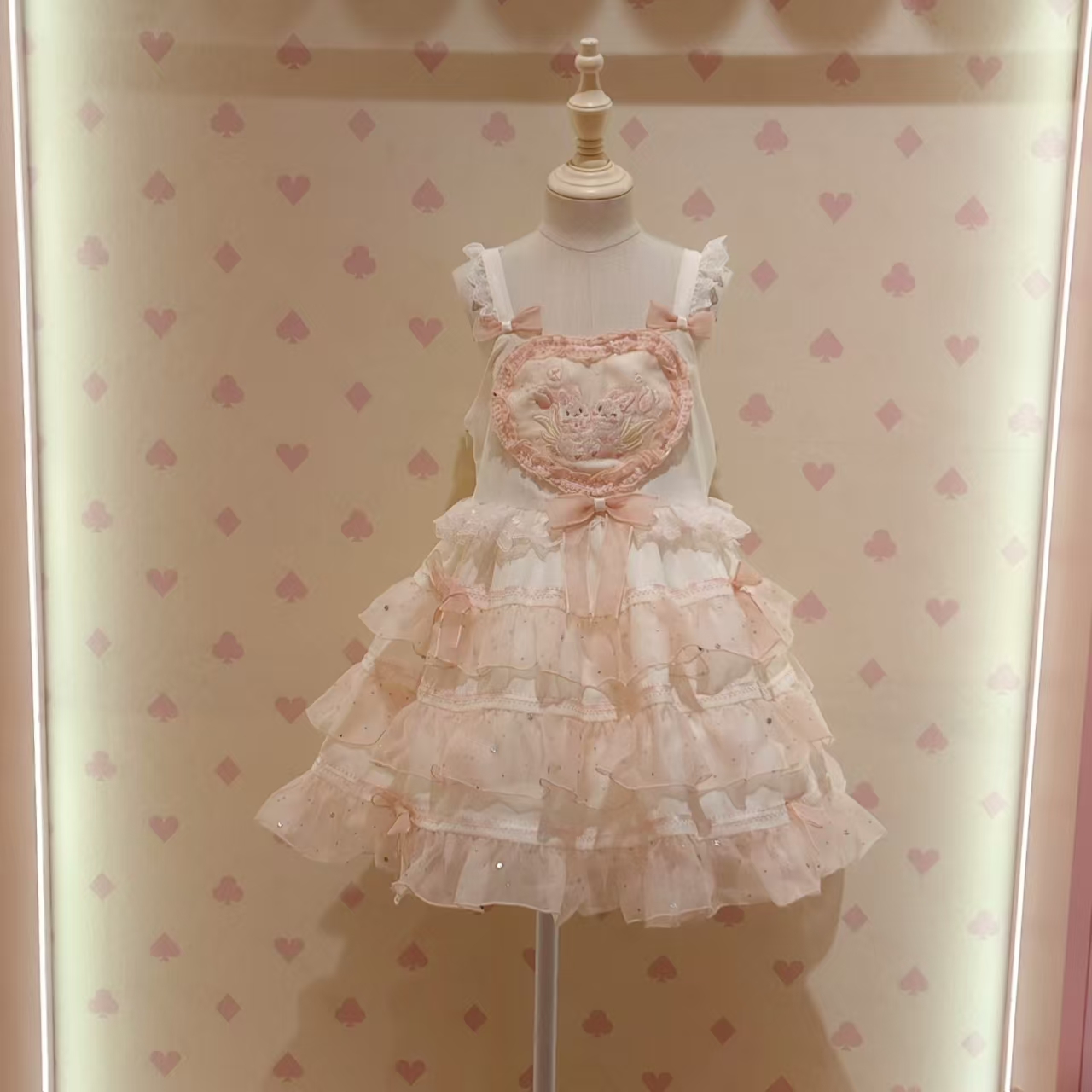 仲夏物语Lolita利瑟之春童装jsk可爱公主吊带连衣裙