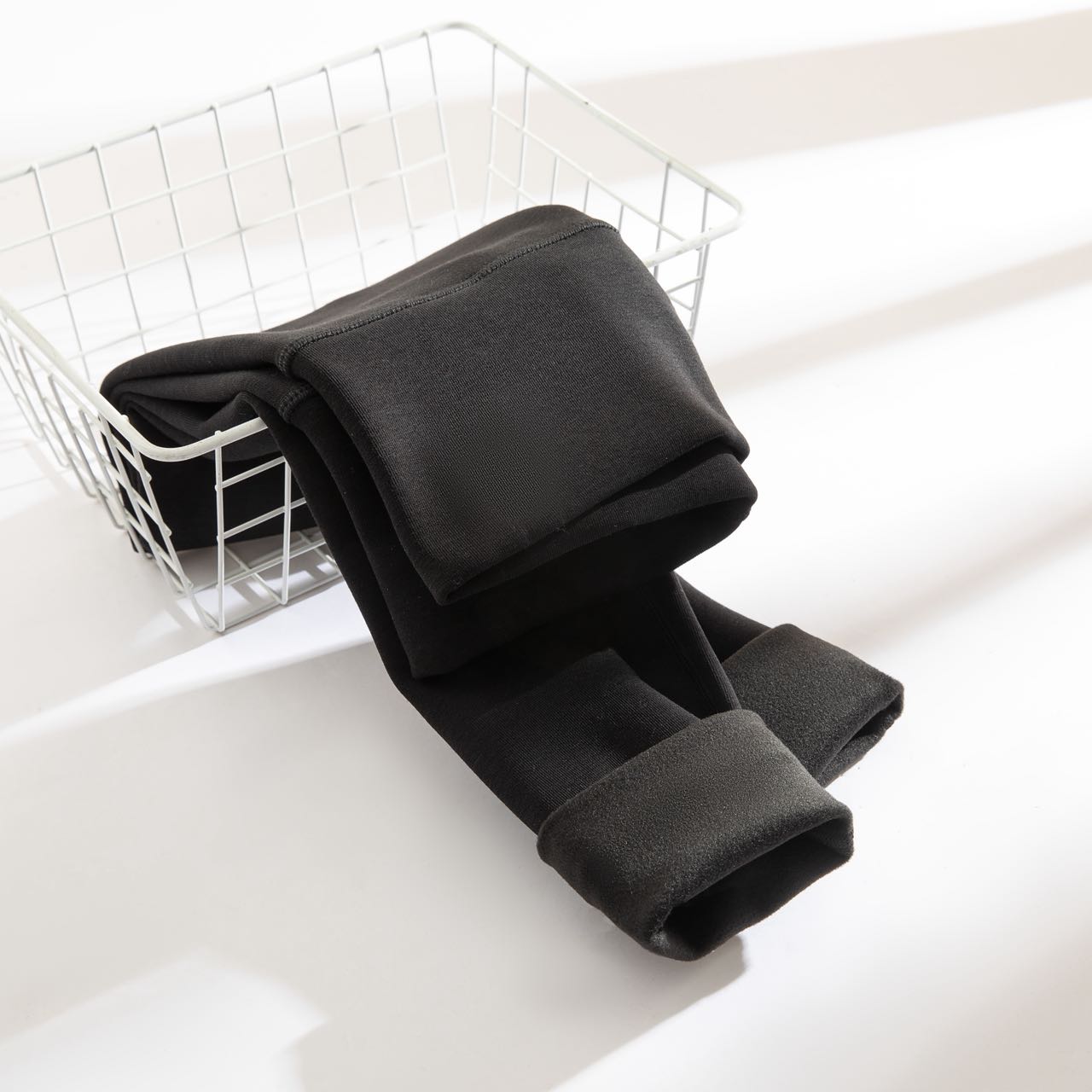 紧密亲肤高腰羊毛肌能裤女