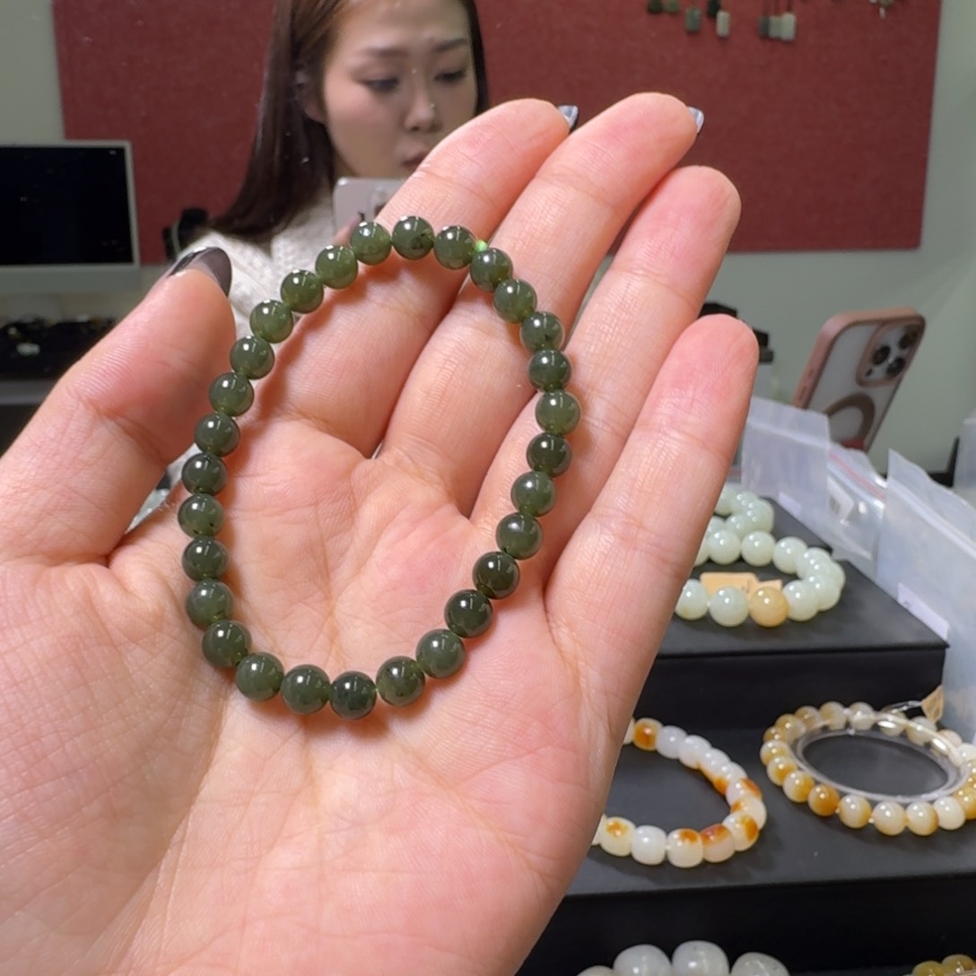 和田玉手链未镶嵌