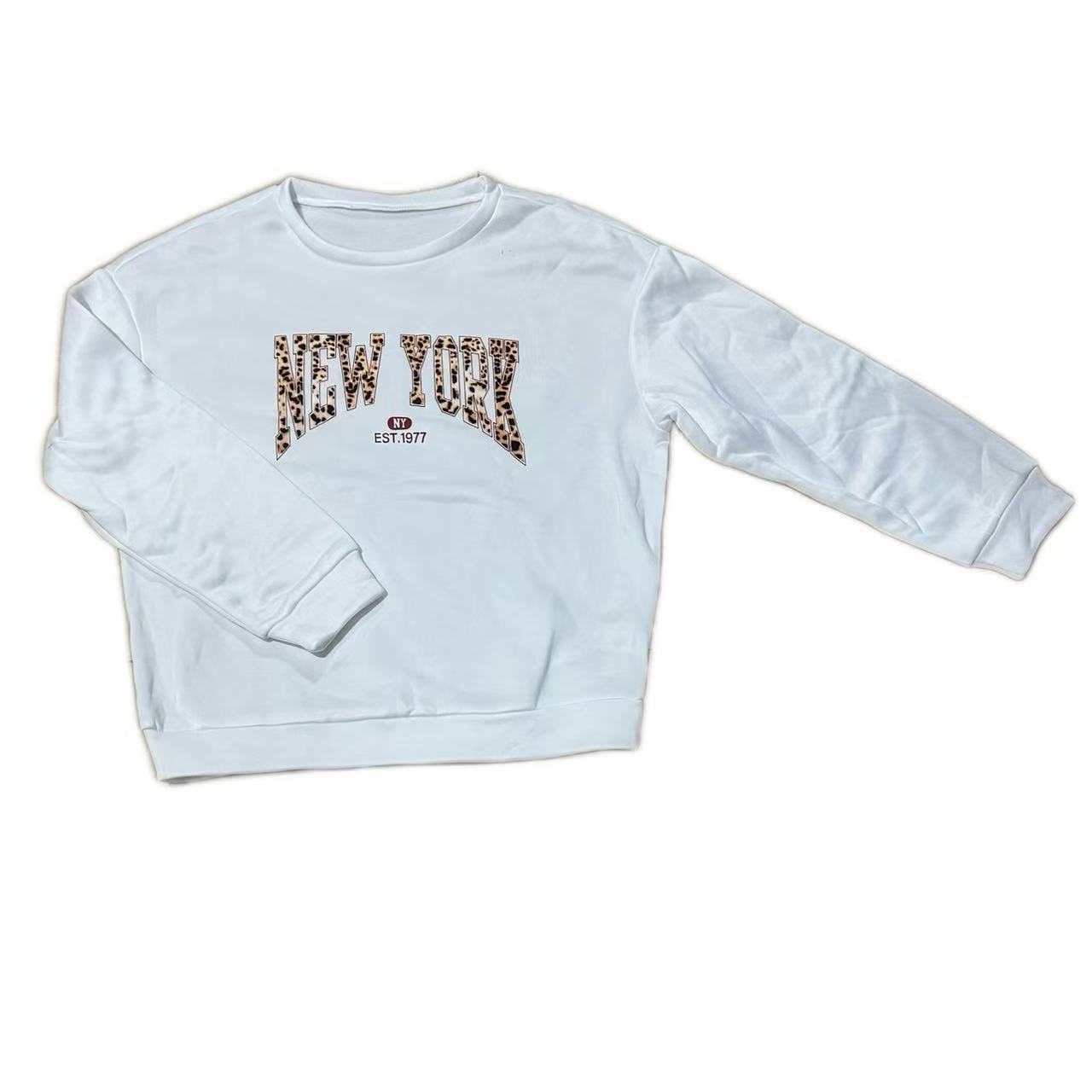 22#百搭针织衫卡通动漫毛衣长袖厚款满印时尚加厚印花套头