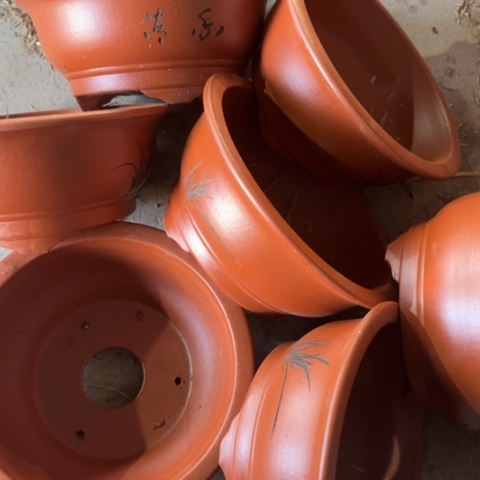 紫砂花盆100-7。100-7