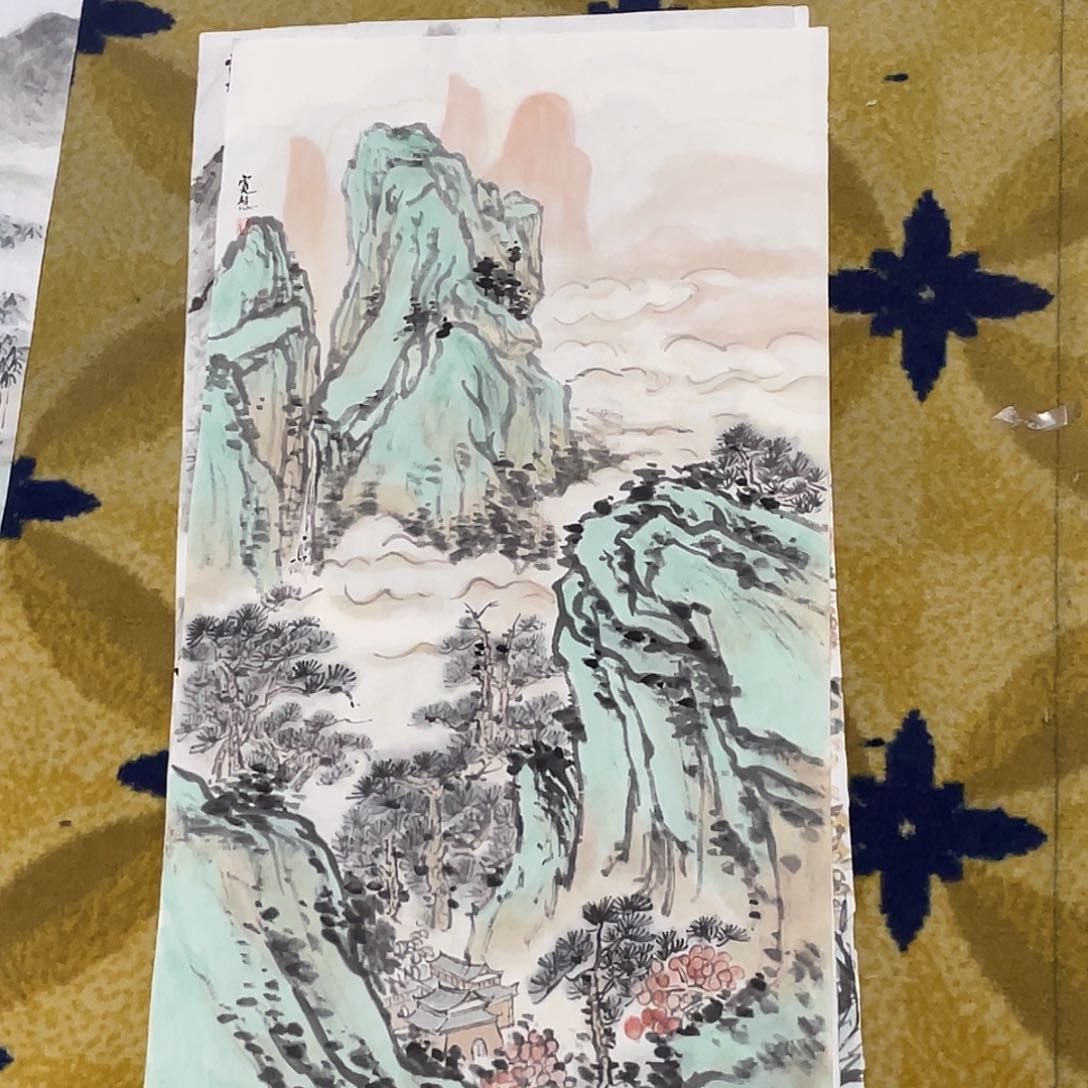 国画沉**生绘画作品宽慧老师666