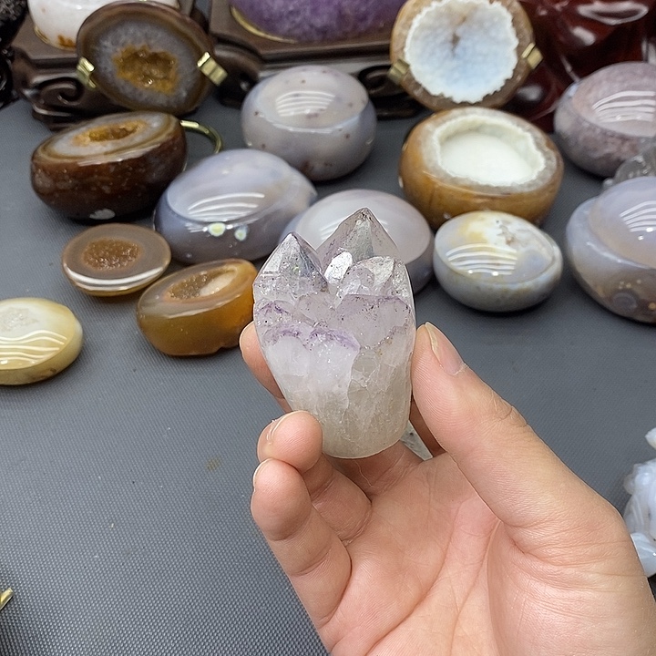 紫晶摆件未镶嵌紫晶