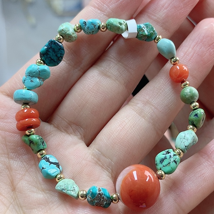 绿松石珠宝奇石未镶嵌