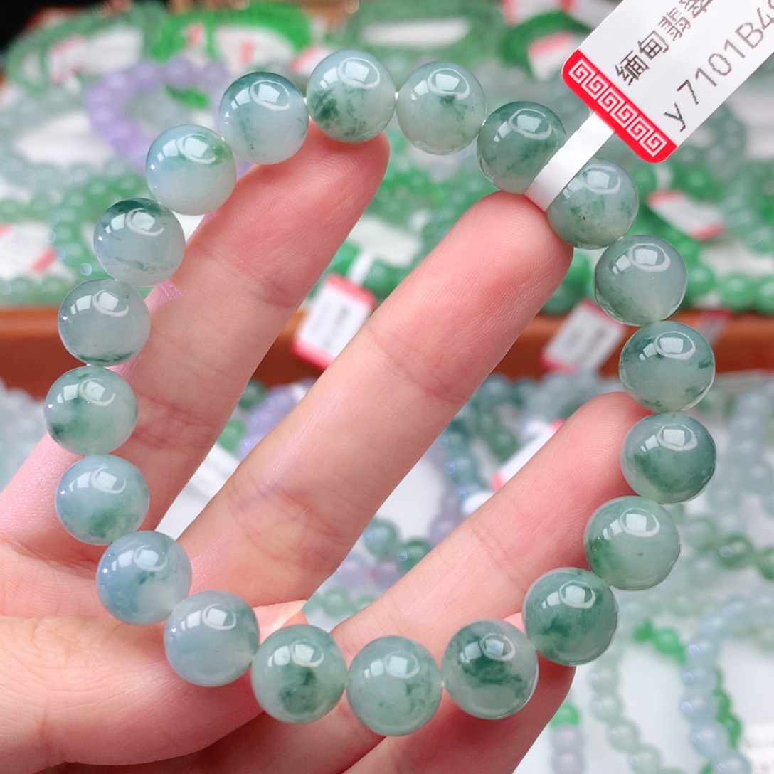 翡翠手链未镶嵌翡翠10mm