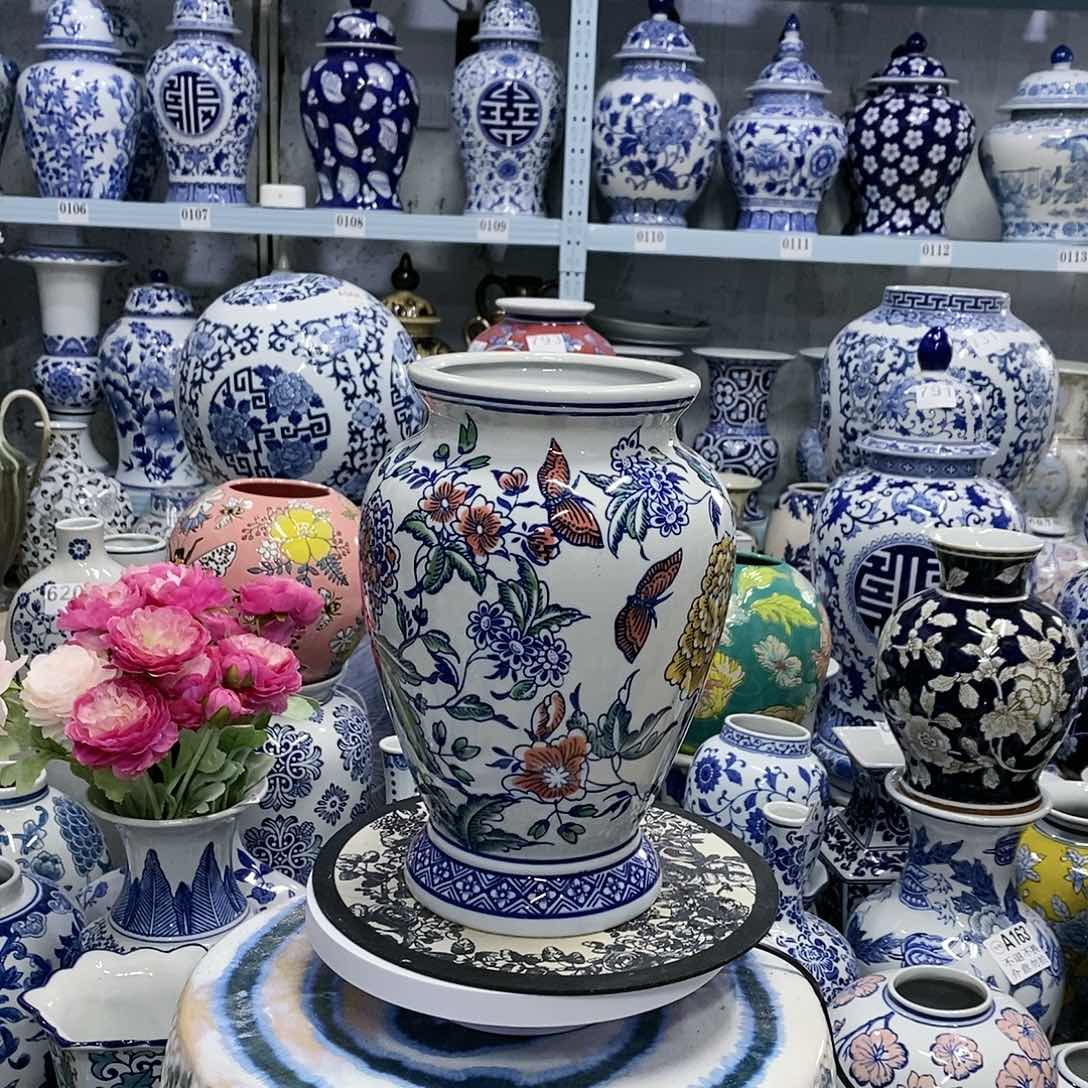 【闪购商品】摆件高脚花瓶瓷器摆件25………………