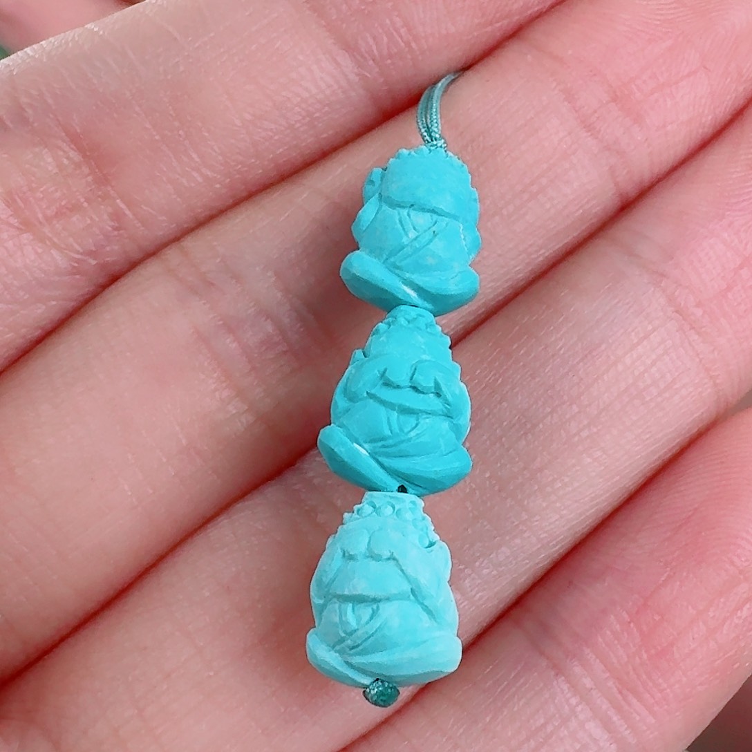 未镶嵌绿松石珠宝奇石