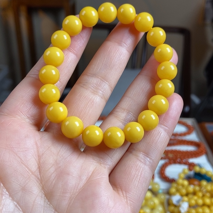 琥珀手链未镶嵌蜜蜡手串9