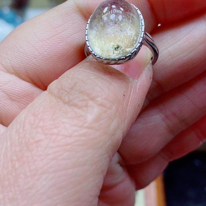 水晶戒指未镶嵌水晶