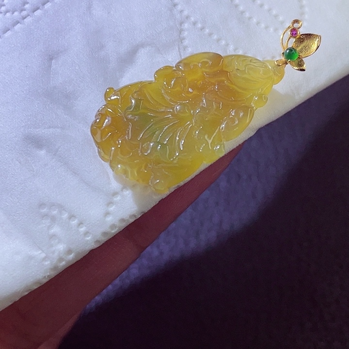 颈饰未镶嵌翡翠翡翠