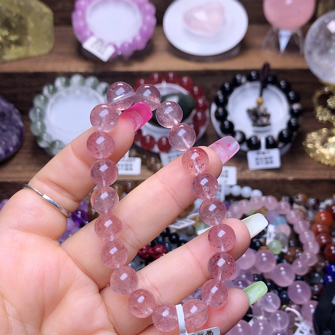 水晶白水体草莓晶9未镶嵌