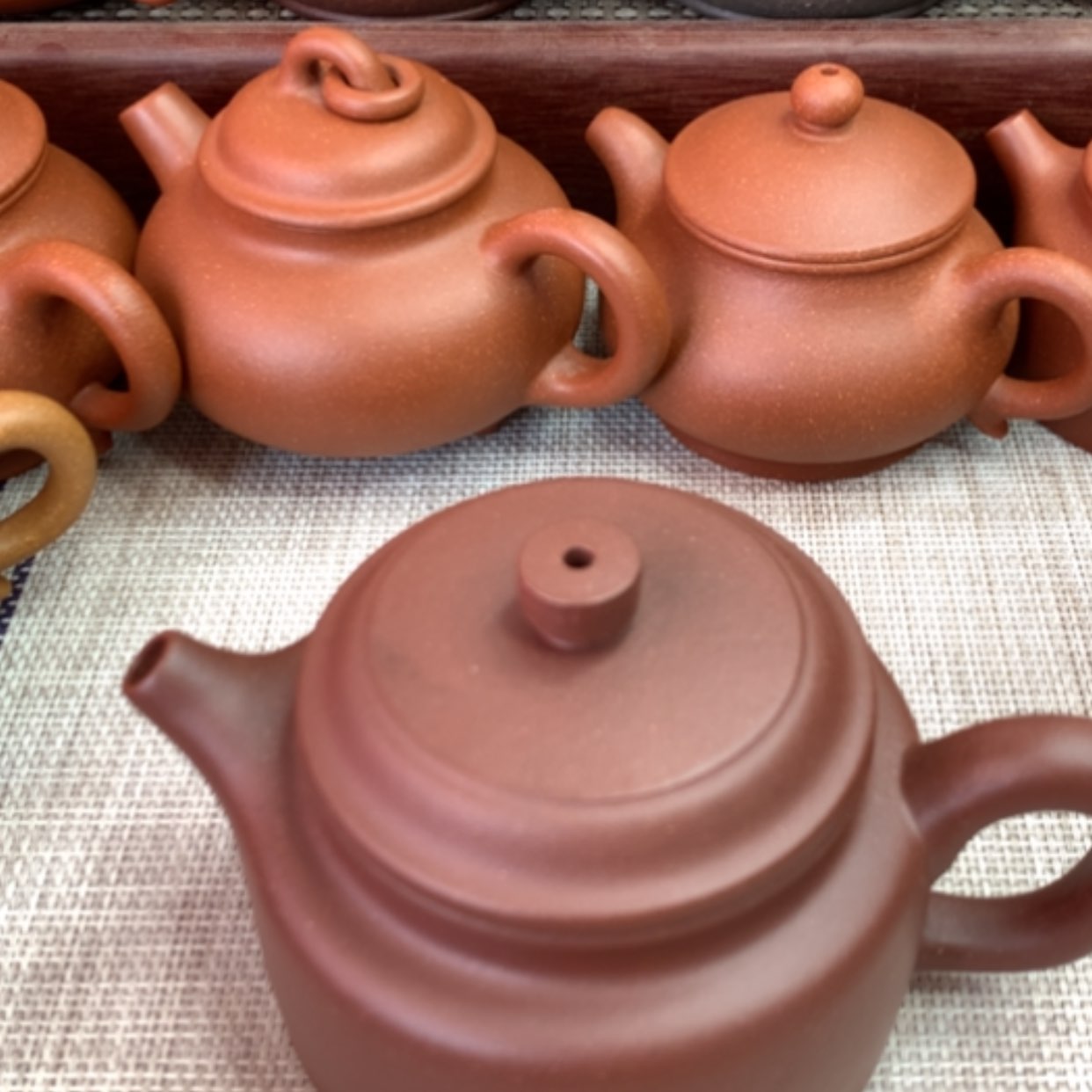【闪购商品】紫砂茶壶300CC花泥半手工制作