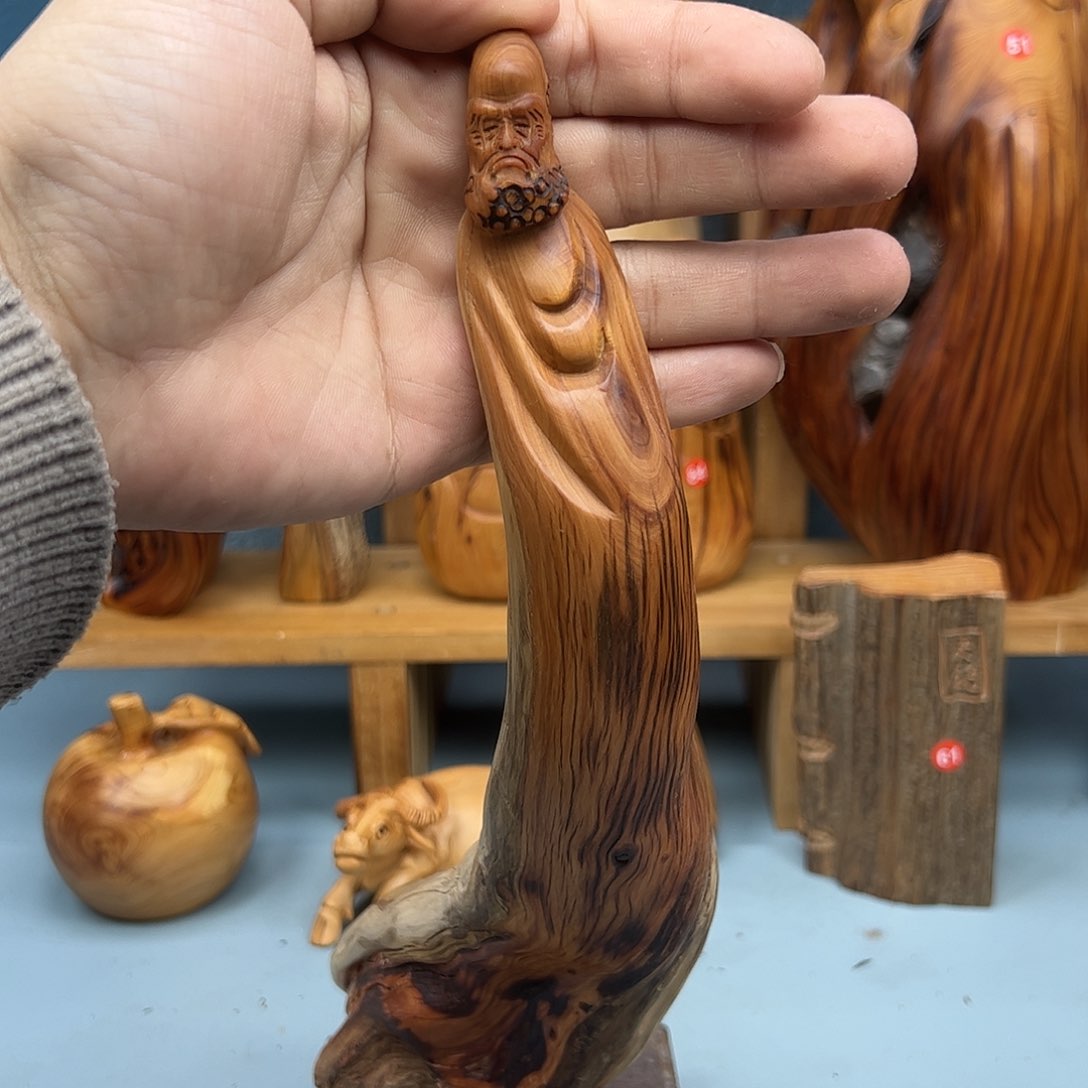 木B****k柏木摆件手把件